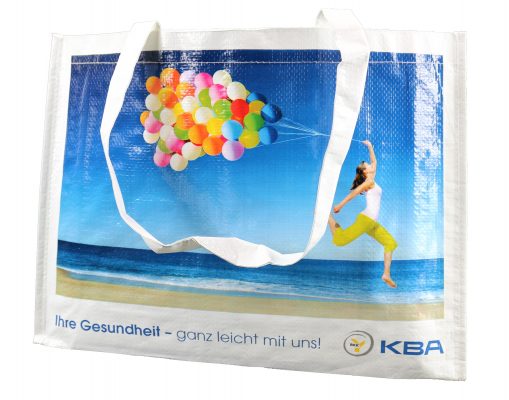 KBA Tasche mit Luftballon Design und umläufigem Einfassband am Boden PP